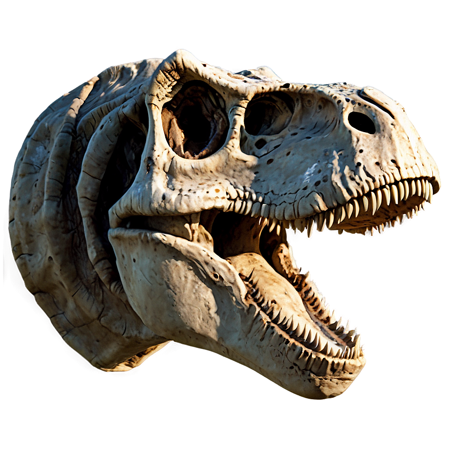 T Rex Head Fossil Look Png Rpi PNG image