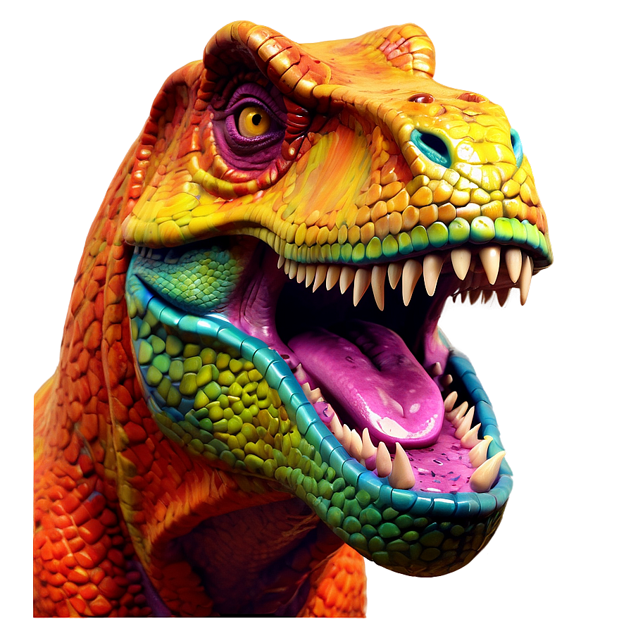 T Rex Head In Pop Art Style Png 26 PNG image