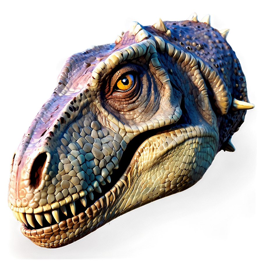 T Rex Head With Detailed Scales Png 06292024 PNG image