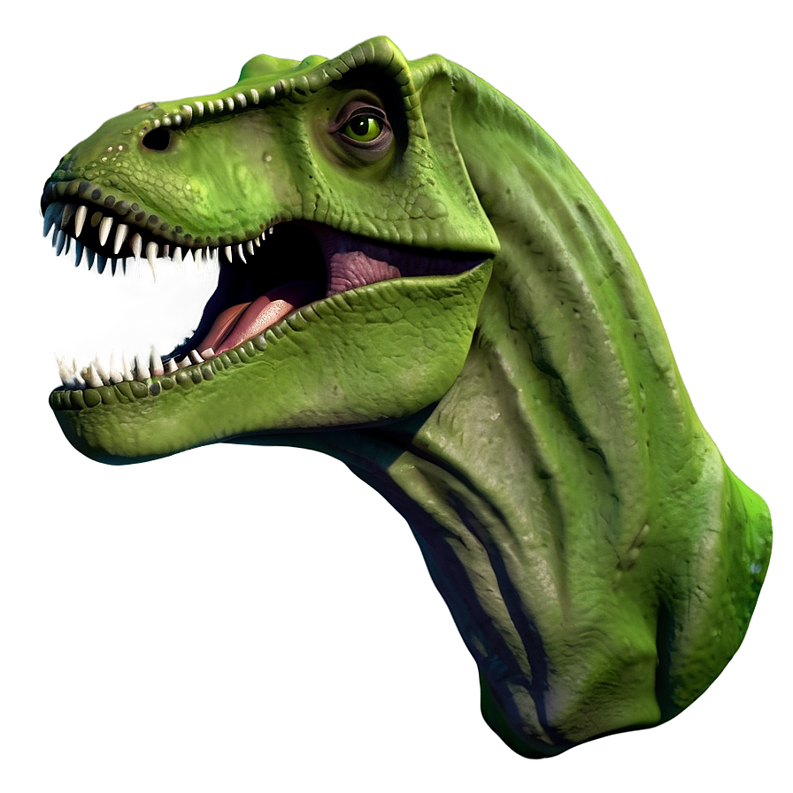 T Rex Head With Dramatic Shadows Png 06292024 PNG image