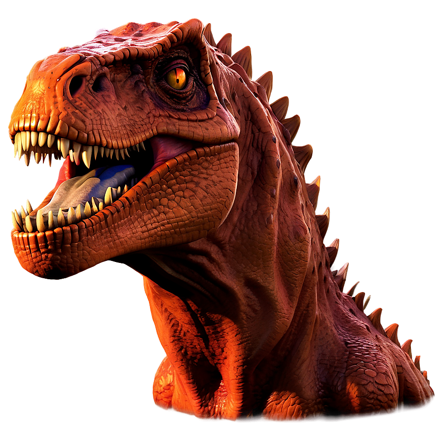 T Rex Head With Fiery Eyes Png Veu1 PNG image