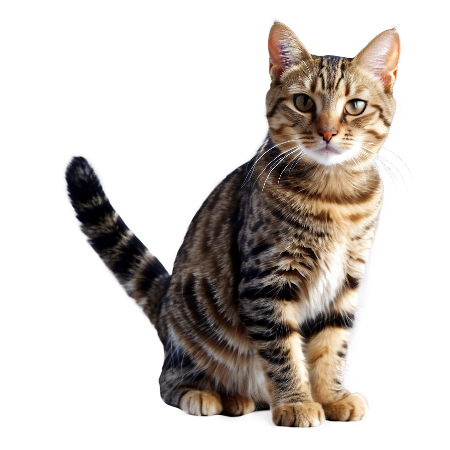 Tabby Cat Clipart Png 06122024 PNG image