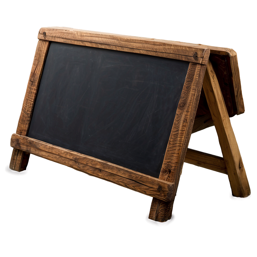 Tabletop Chalkboard Png 05232024 PNG image