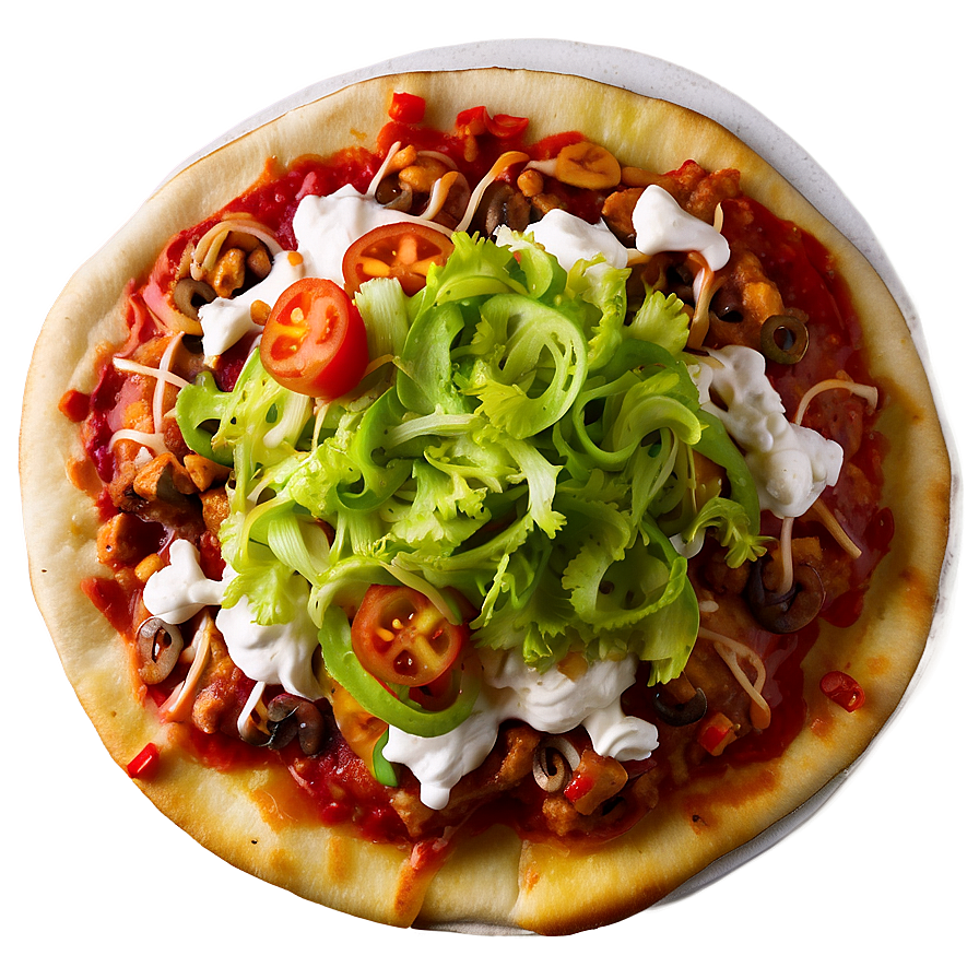 Taco Style Pizza Png Jlr PNG image