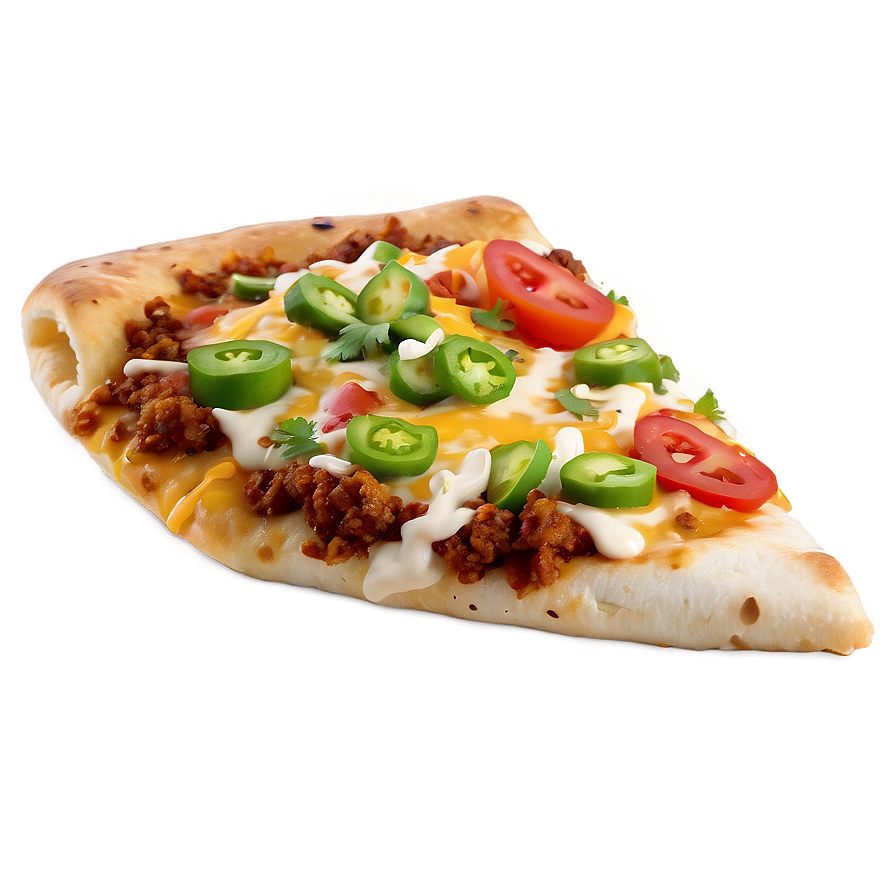 Taco Style Pizza Png Luu14 PNG image