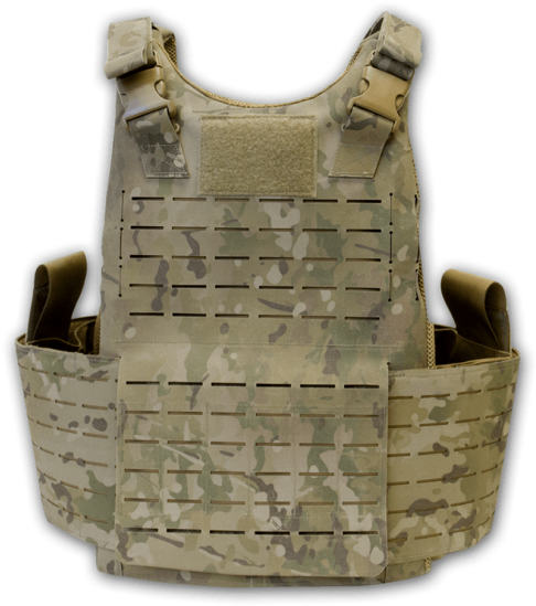 Tactical Bulletproof Vest Camouflage Pattern PNG image