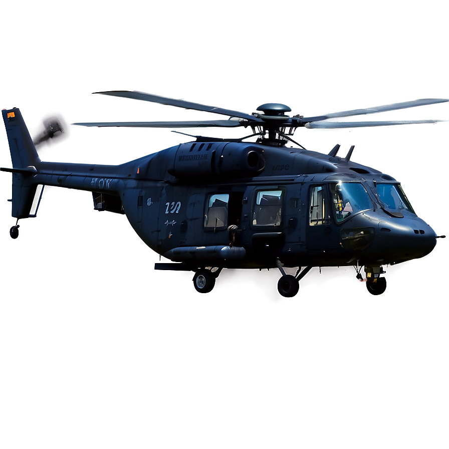 Tactical Police Helicopter Png 06212024 PNG image