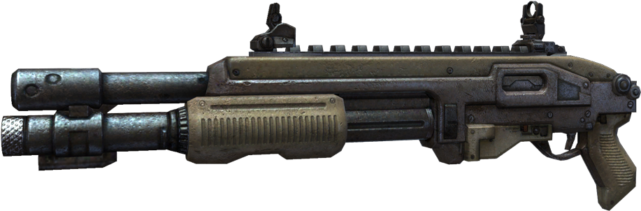 Tactical Shotgun Isolated PNG image