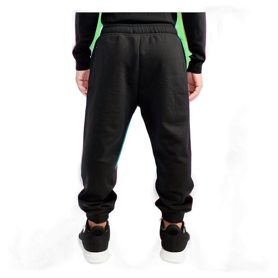 Tailored Black Sweatpants Png Ngg PNG image