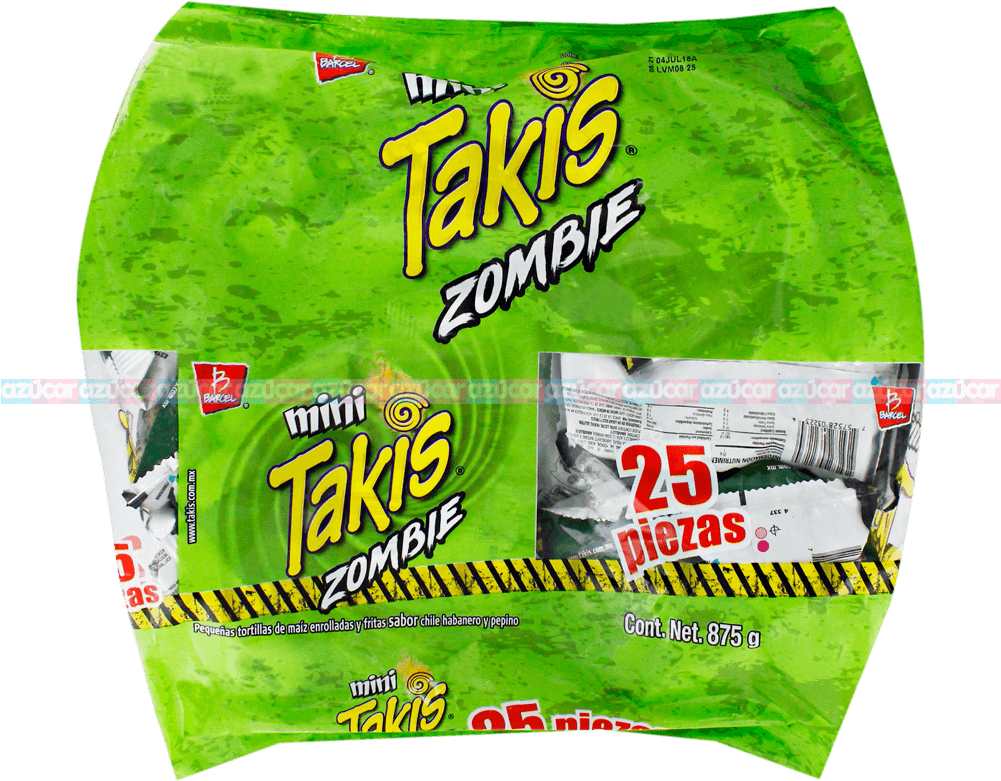 Takis Zombie Mini Snack Pack Image PNG image