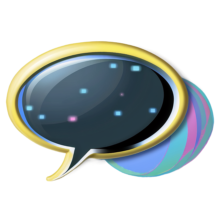 Talk Bubble B PNG image