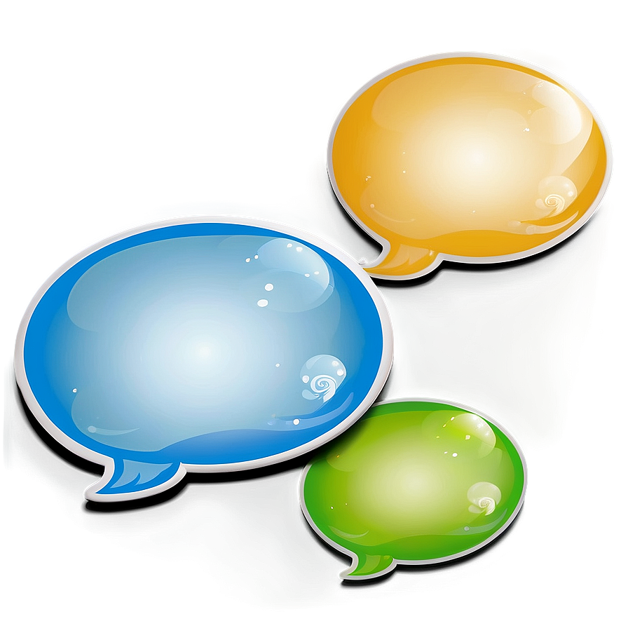 Talk Bubble Banner Png 06122024 PNG image