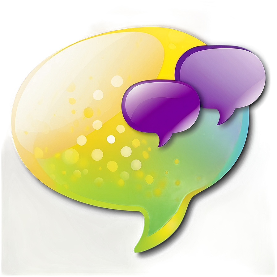 Talk Bubble Icon Png Tdd78 PNG image