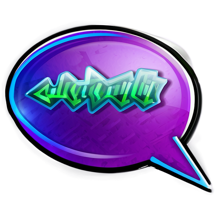 Talk Bubble With Arrow Png 42 PNG image