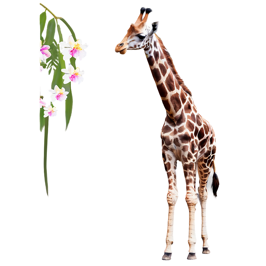 Tall Giraffe In Habitat Png Isn41 PNG image