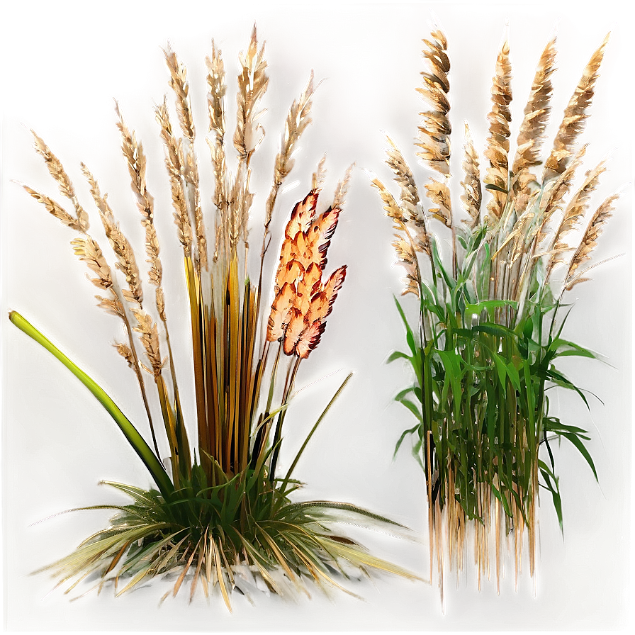 Tall Ornamental Grass Png 18 PNG image