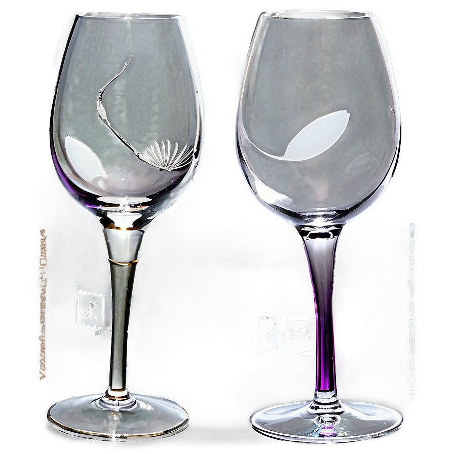 Tall Stem Wine Glasses Elegance Png Lbq PNG image