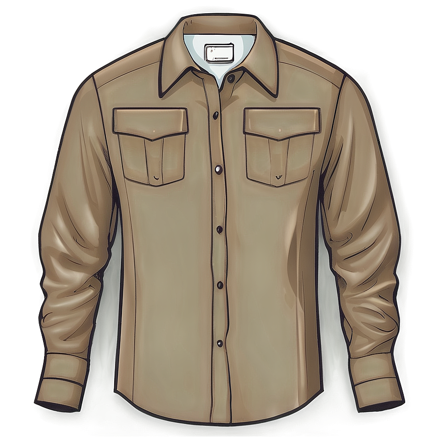 Tan Blank Shirt Png Djo PNG image