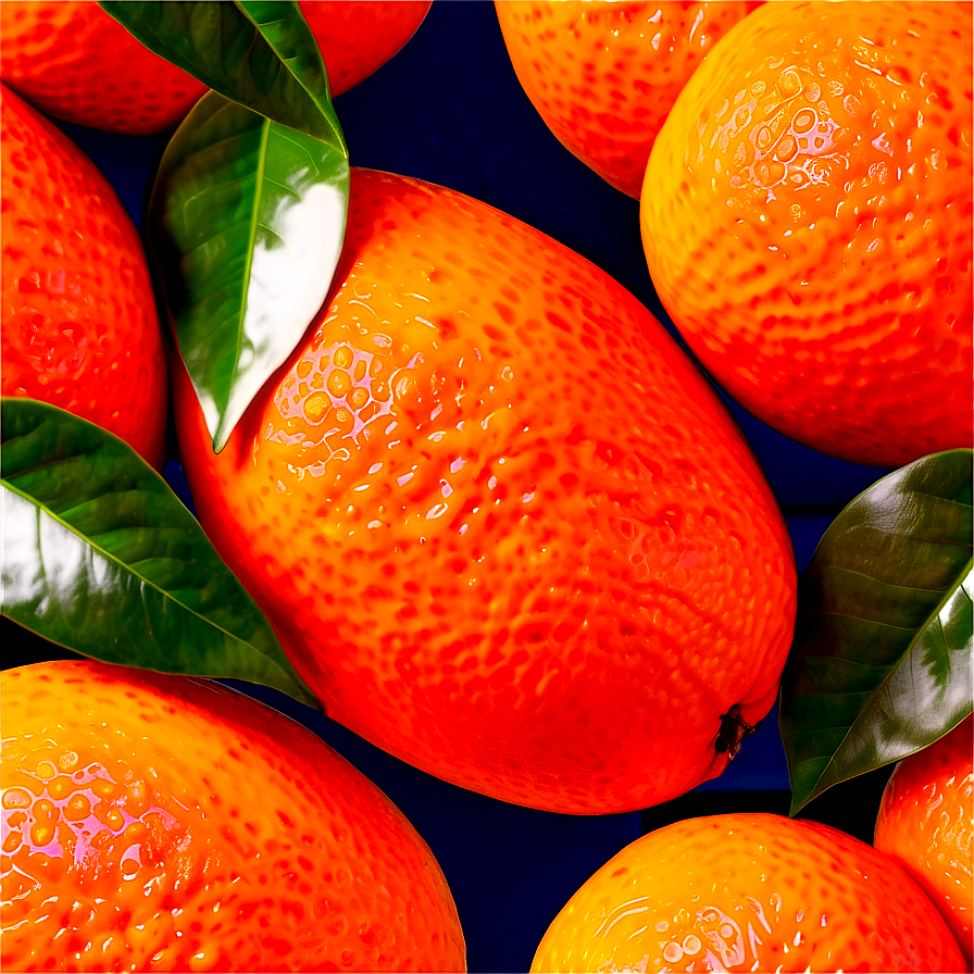 Tangerine Close-up Png 06122024 PNG image