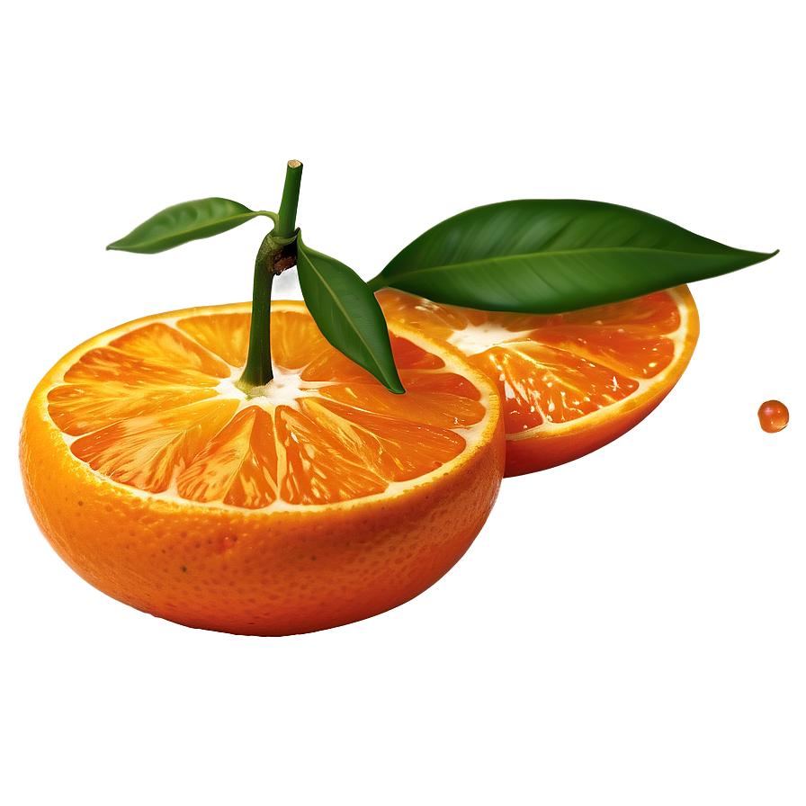 Tangerine Garnish Png Xqv30 PNG image