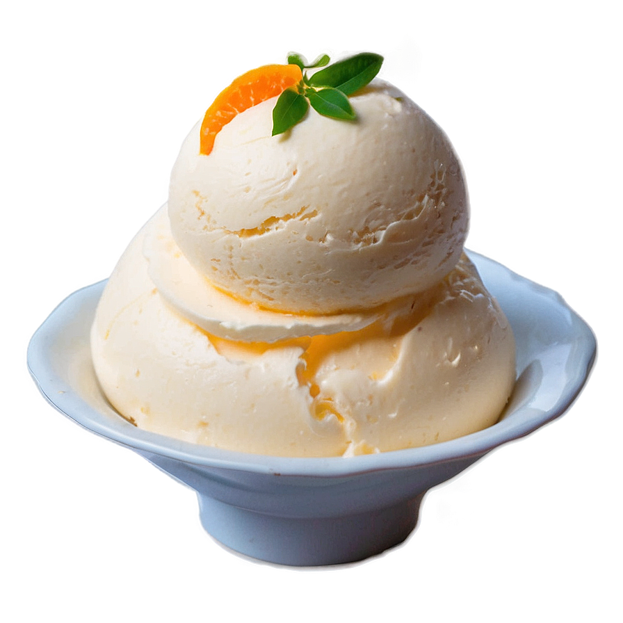 Tangerine Ice Cream Png Qhj PNG image