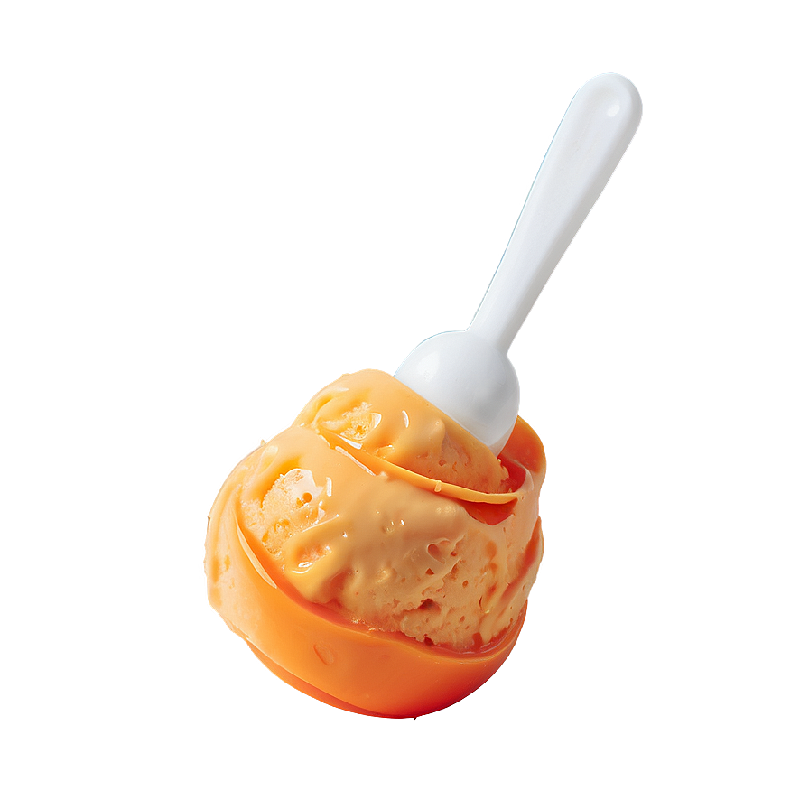 Tangerine Ice Cream Png Xwe55 PNG image