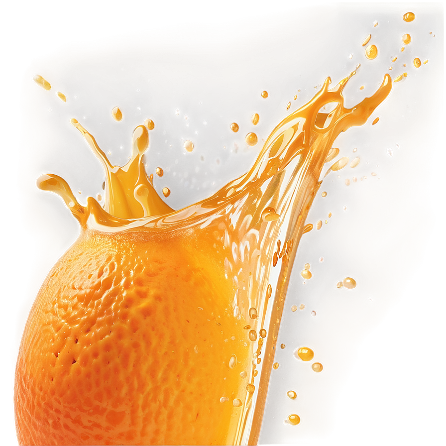 Tangerine Juice Splash Png Vri38 PNG image