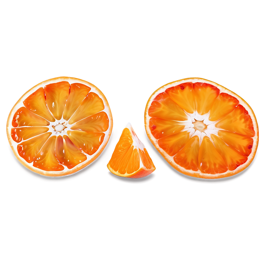 Tangerine Slices Background Png Hrl79 PNG image