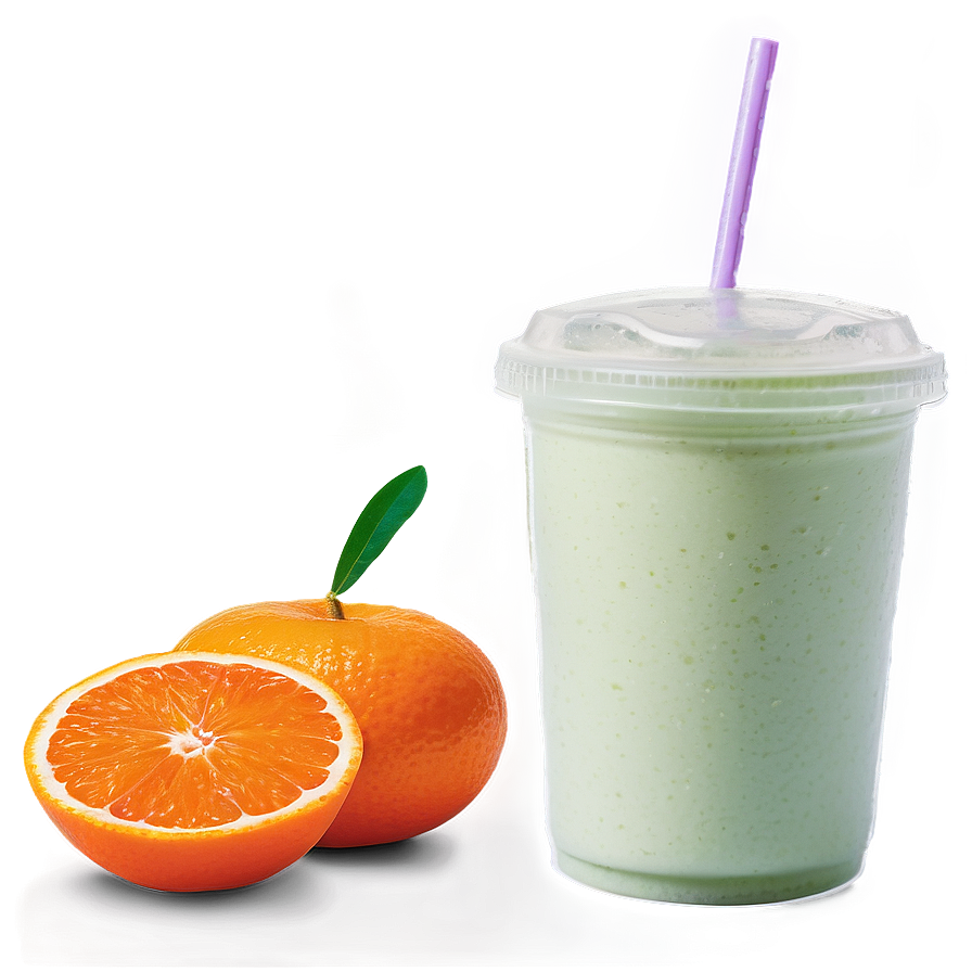 Tangerine Smoothie Png Cbp15 PNG image