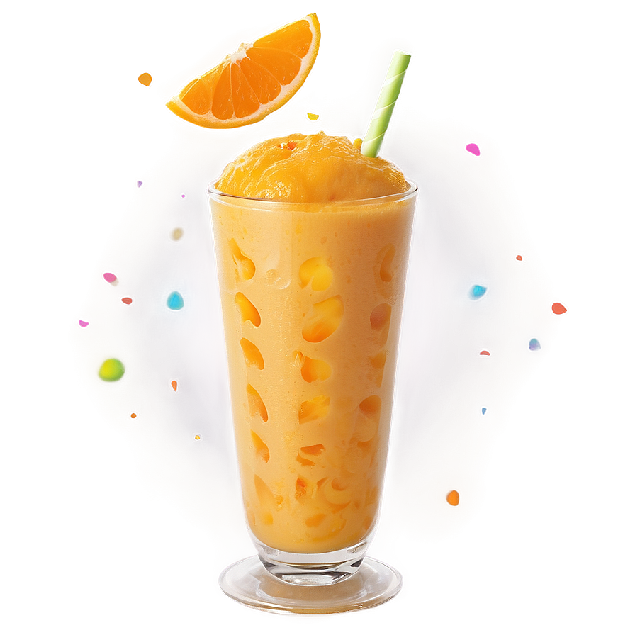 Tangerine Smoothie Png Mxi PNG image