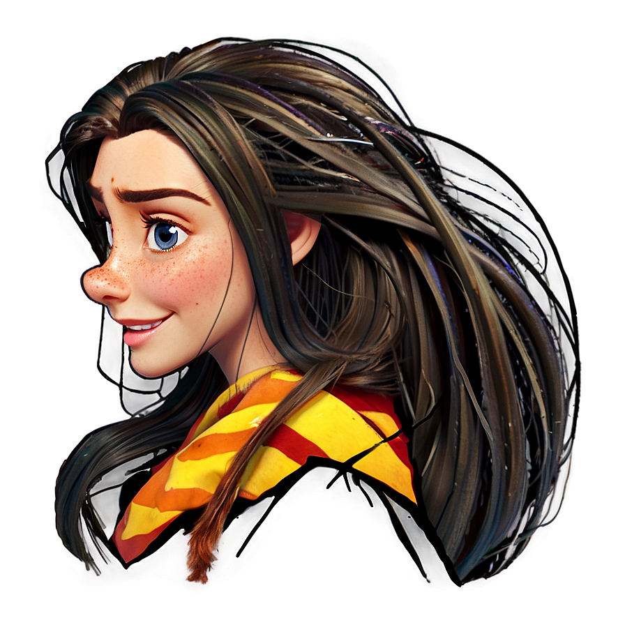 Tangled Hair Strand Png 46 PNG image