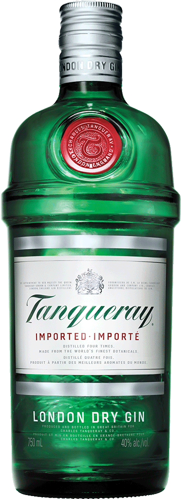 Tanqueray Gin Bottle PNG image
