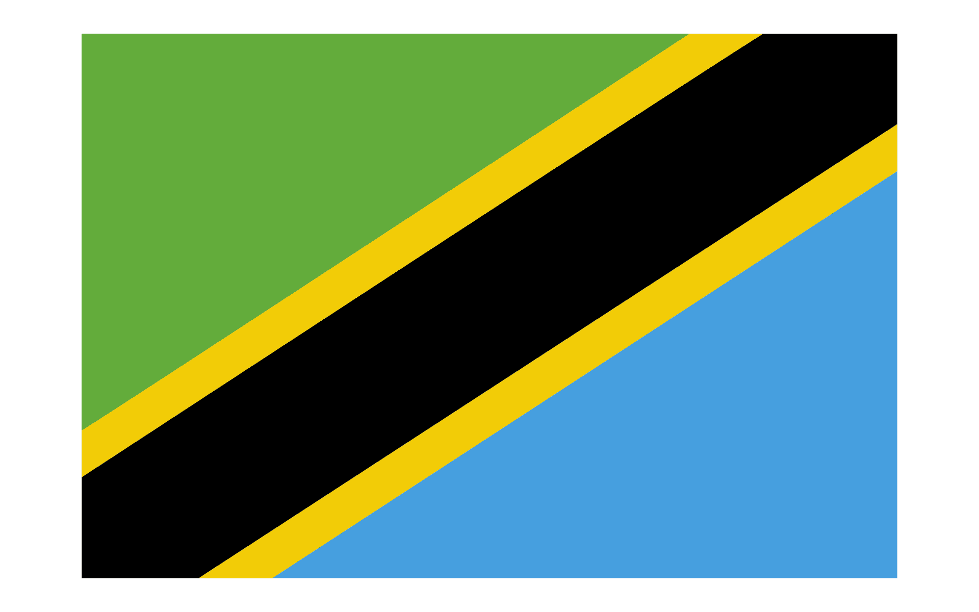 Tanzania Flag Graphic PNG image