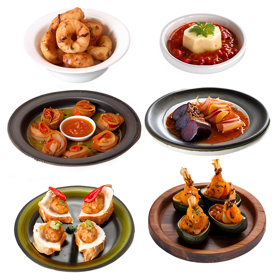 Tapas And Small Plates Png 05032024 PNG image