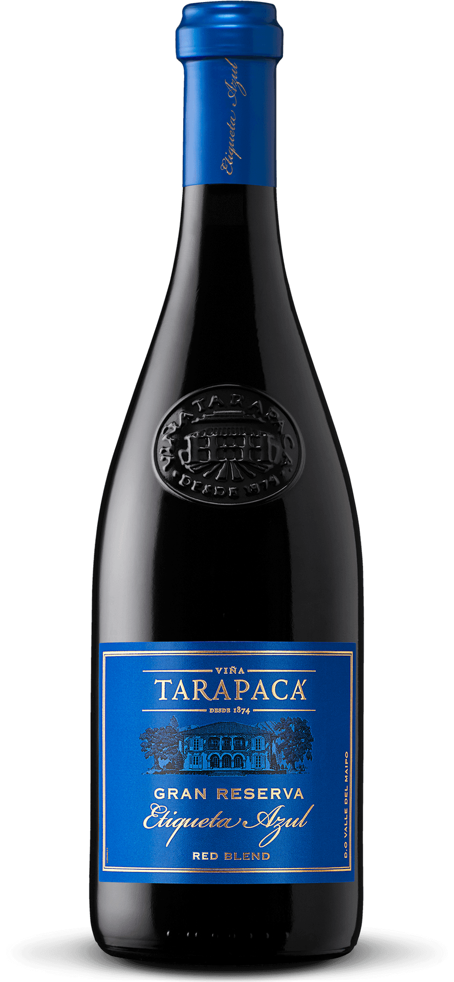 Tarapaca Gran Reserva Red Wine Bottle PNG image