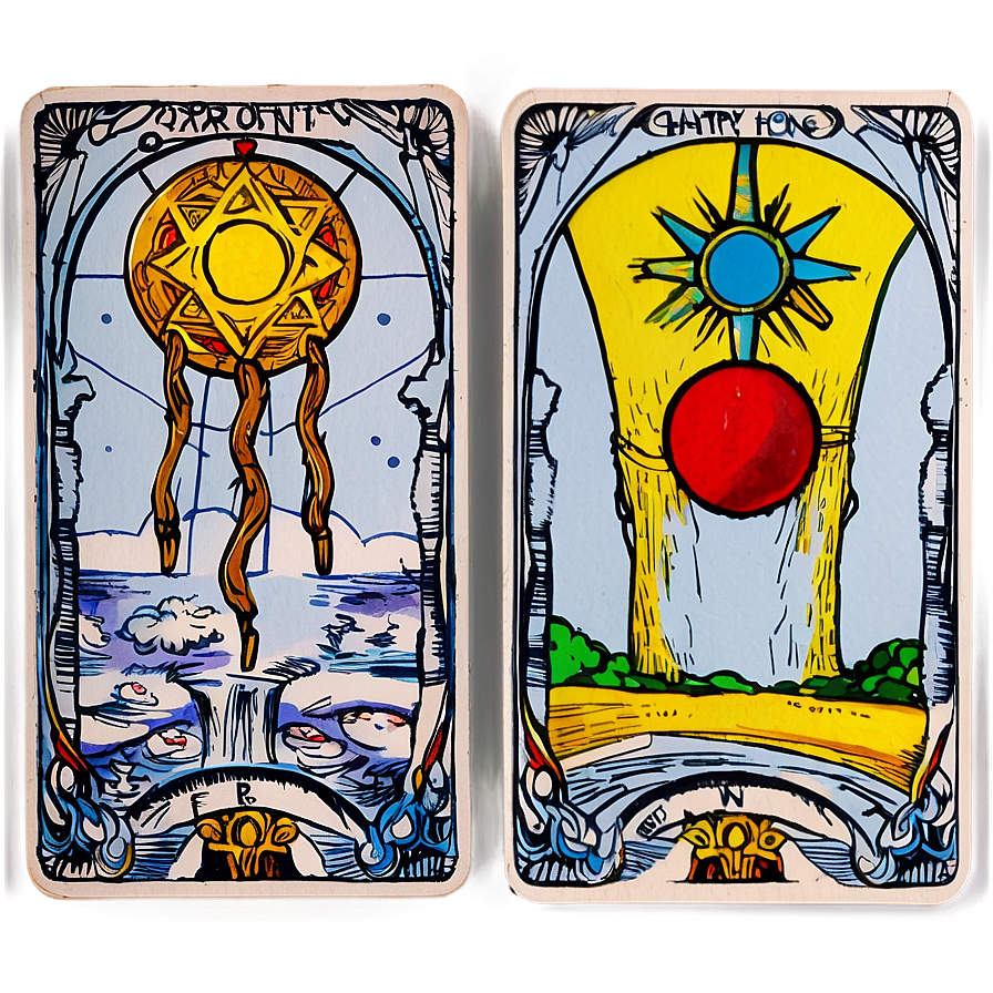 Tarot Card D PNG image