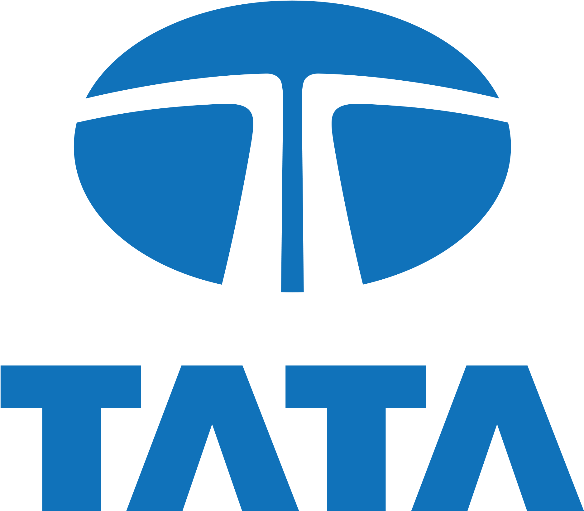 Tata Group Logo Blue Background PNG image