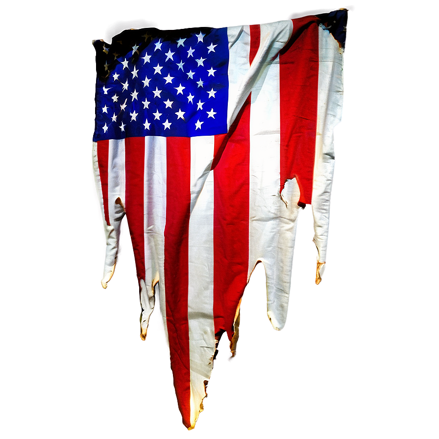 Tattered American Flag Png Cgp PNG image