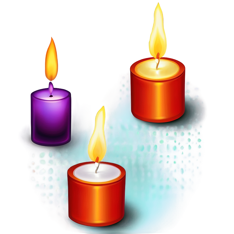 Tea Light Candle Set Png 10 PNG image