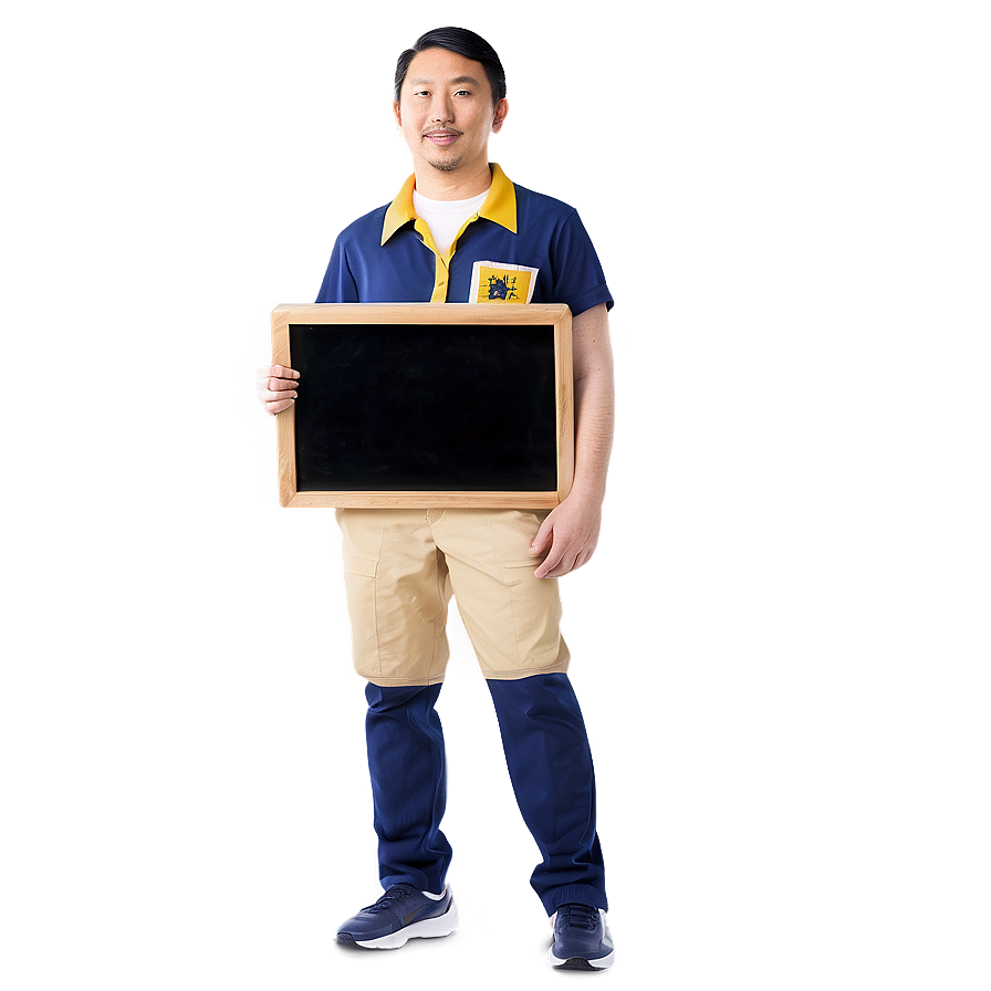 Teacher And Blackboard Png Xfn PNG image