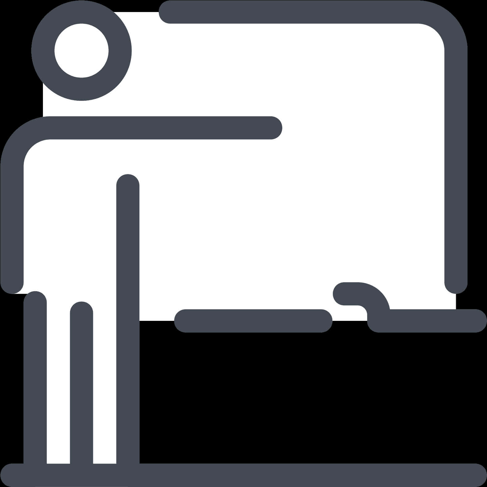 Teacher Icon Graphic PNG image