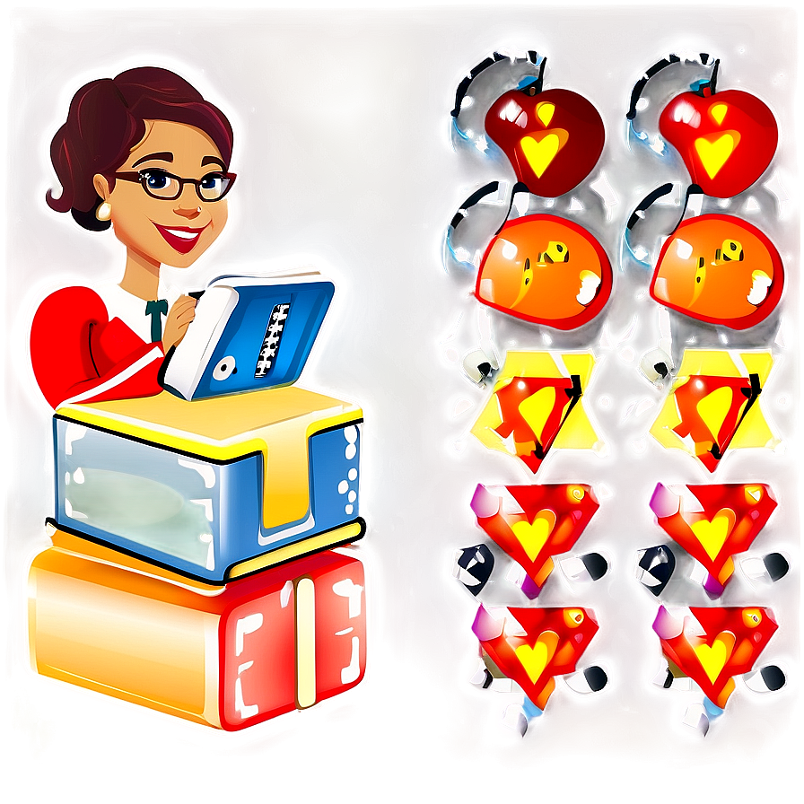 Teacher With Educational Game Png 82 PNG image