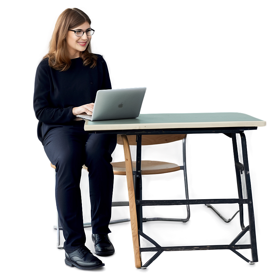 Teacher With Laptop Png 94 PNG image