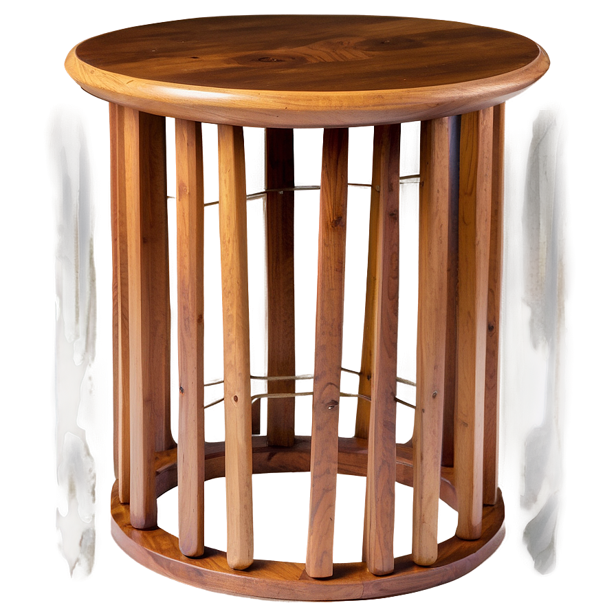 Teak Side Table Png 06132024 PNG image