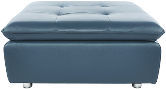Teal Ottoman Furniture Piece PNG image