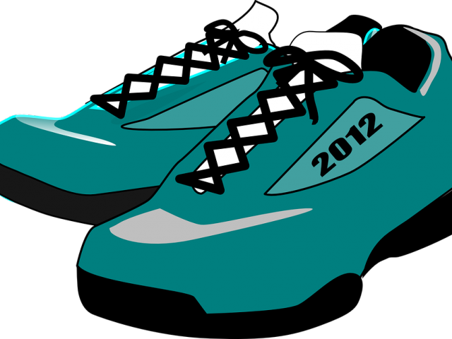 Teal Running Shoes2012 PNG image