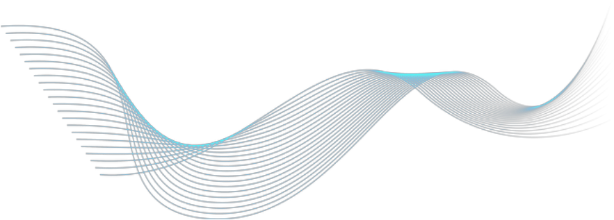 Teal Wave Abstract Design PNG image