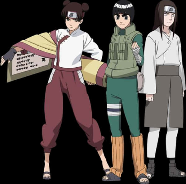 Team Guy Naruto Anime PNG image