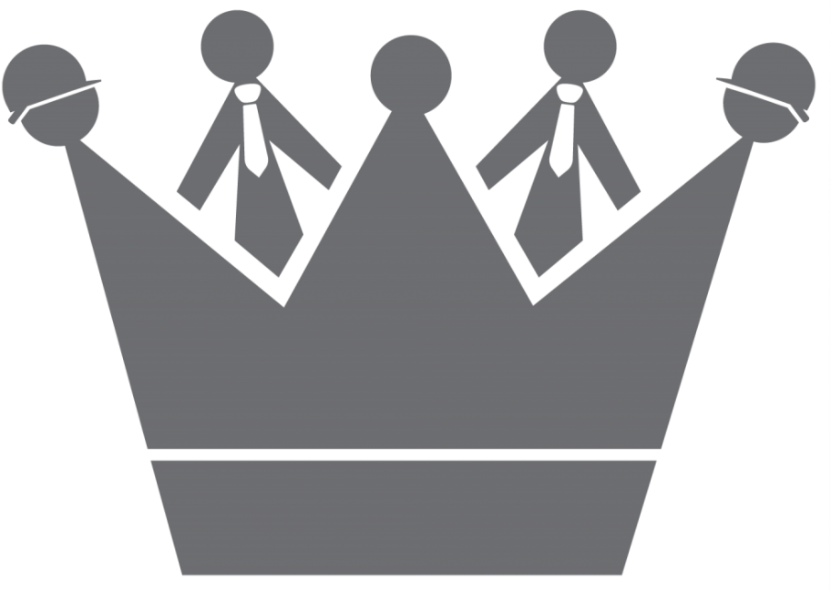 Teamwork Crown Concept PNG image