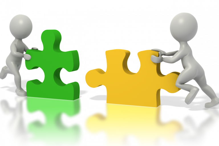 Teamwork Puzzle Connection Concept PNG image